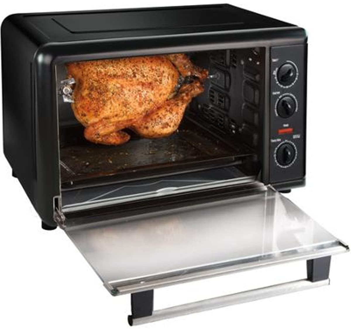 Hamilton Beach 31199 Countertop Oven with Convection and Rotisserie, 1.1  Cu.Ft., Extra-large size (PROCTOR