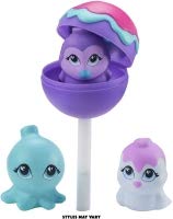 Load image into Gallery viewer, Squishy Cake Pop Cuties Mystery Multi Pack - 2 x Characters &amp; 1 x Suprise Inside Plastic Lollipop Casing