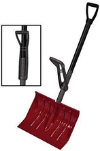 Load image into Gallery viewer, Bigfoot 18&quot; Combination Snow Shovel with Adjustable Ergonomic Handle Alleviates Bending and Strain on Lower Back Adjusts to Users Height Orange