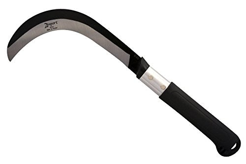 Zenport K310 Brush Clearing Sickle with Carbon Steel Blade and Aluminum Handle, 9