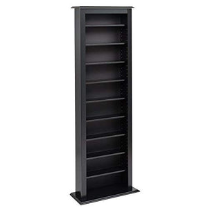 Prepac Slim Barrister Tower Storage Cabinet, Black