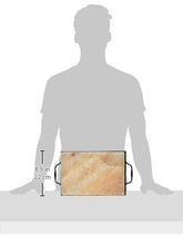 Load image into Gallery viewer, Charcoal Companion CC6064 Himalayan Salt Plate &amp; Holder Set, 12&quot; x 8&quot; x 1.5&quot;