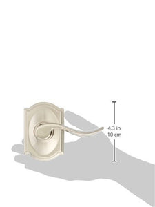 Schlage Lock Company Camelot Trim with Accent Hall and Closet Lever, Satin Nickel (F10 ACC 619 CAM)