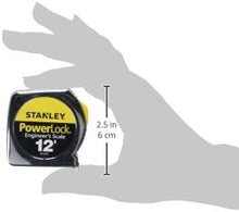 Load image into Gallery viewer, STANLEY PowerLock Tape Measure, Heavy-Duty, Engineer’s Scale with Metal Case, 12-Foot (33-272)