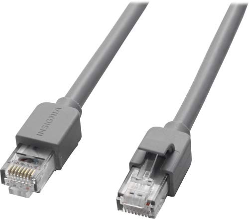 Insignia - 8' Cat-6 Network Cable - Gray