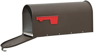 Gibraltar Mailboxes Elite Medium Capacity Galvanized Steel, Post-Mount Mailbox, E1100B00
