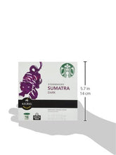 Load image into Gallery viewer, Starbucks Sumatra Dark Roast Coffee Keurig K-Cups, 16 Count