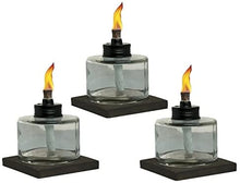 Load image into Gallery viewer, TIKI Brand Mixed Material Votive Tabletorch 3-pk