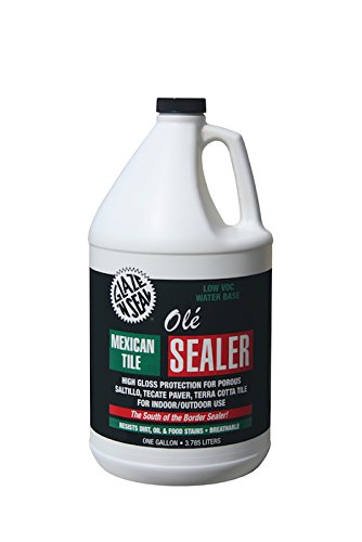 Glaze 'N Seal 163 Clear Olé Mexican Tile Sealer Gallon, 128 oz. Plastic Bottle (Pack of 1)