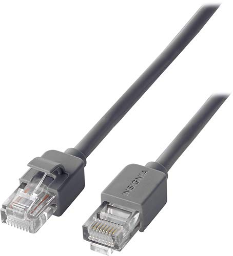 Insignia™ - 100' Cat-5e Network Cable - Gray