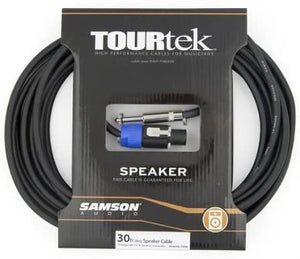 Samson TST30 30' Tourtek Speaker Cable, 1/4" & Speakon Connector