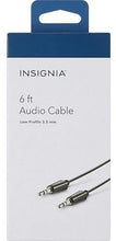 Load image into Gallery viewer, Insignia 6&#39; 3.5mm Audio Cable - Black