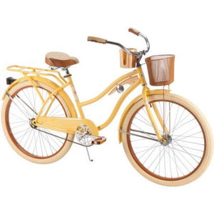 26" Huffy Nel Lusso Women's Cruiser Bike, Banana-Yellow