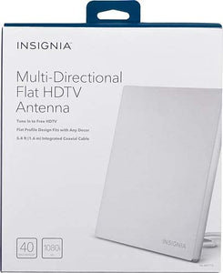 Insignia - Multidirectional HDTV Antenna - White