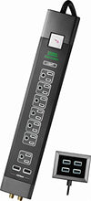 Load image into Gallery viewer, Rocketfish 7-Outlet/6-USB Surge Protector Strip - Black