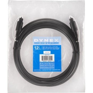 Dynex Direct - 12' Digital Optical Audio Cable - Black