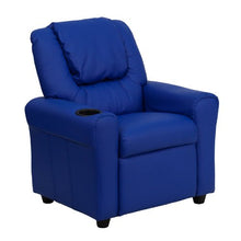Load image into Gallery viewer, Flash Furniture Contemporary Beige Vinyl Kids Recliner with Cup Holder and Headrest