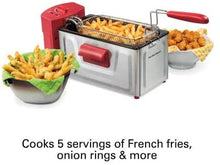 Load image into Gallery viewer, Hamilton Beach Professional Style Deep Fryer, Red