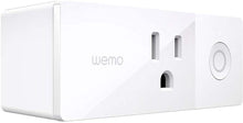 Load image into Gallery viewer, Wemo Mini Smart Plug, WiFi Enabled, Works with Alexa, Google Assistant &amp; Apple HomeKit