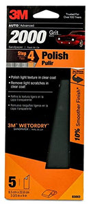 3M 03003 Imperial Wetordry 3-2/3" x 9" 2000 Grit Automotive Sandpaper