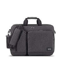 Load image into Gallery viewer, Solo Duane 15.6 Inch Laptop Hybrid Briefcase, Converts to Backpack, Grey