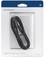 Load image into Gallery viewer, Insignia - 6&#39; USB-A-to-USB-A Extension Cable - Black