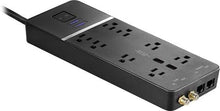 Load image into Gallery viewer, Rocketfish - 8-Outlet Surge Protector - Black