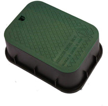 Load image into Gallery viewer, DURA 15 in. x 21 in. x 6 in. Deep Extension Valve Box in Black Body Green Lid