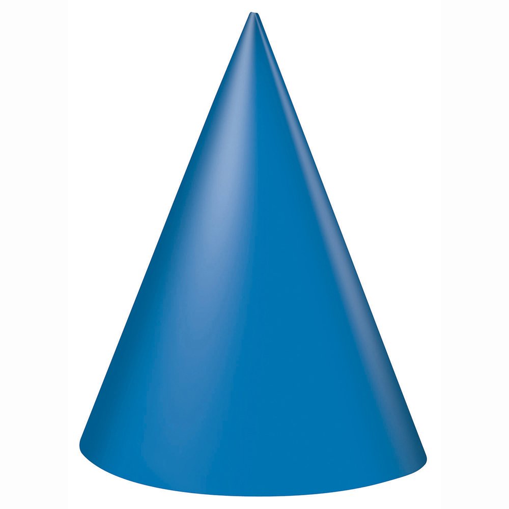 Blue Party Hats, 8ct