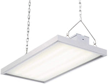 Load image into Gallery viewer, 105-Watt 2 ft. White Integrated LED Backlit High Bay Hanging Light with 11 550 Lumens 5000K