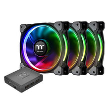 Load image into Gallery viewer, Thermaltake Riing Plus 12 RGB Tt Premium Edition 120mm Software Enabled Case/Radiator Fan -Triple Pack- CL-F053-PL12SW-A