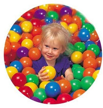 Load image into Gallery viewer, Intex 3-1/8&quot; Fun Ballz - 100 Multi-Colored Plastic Balls, for Ages 2+