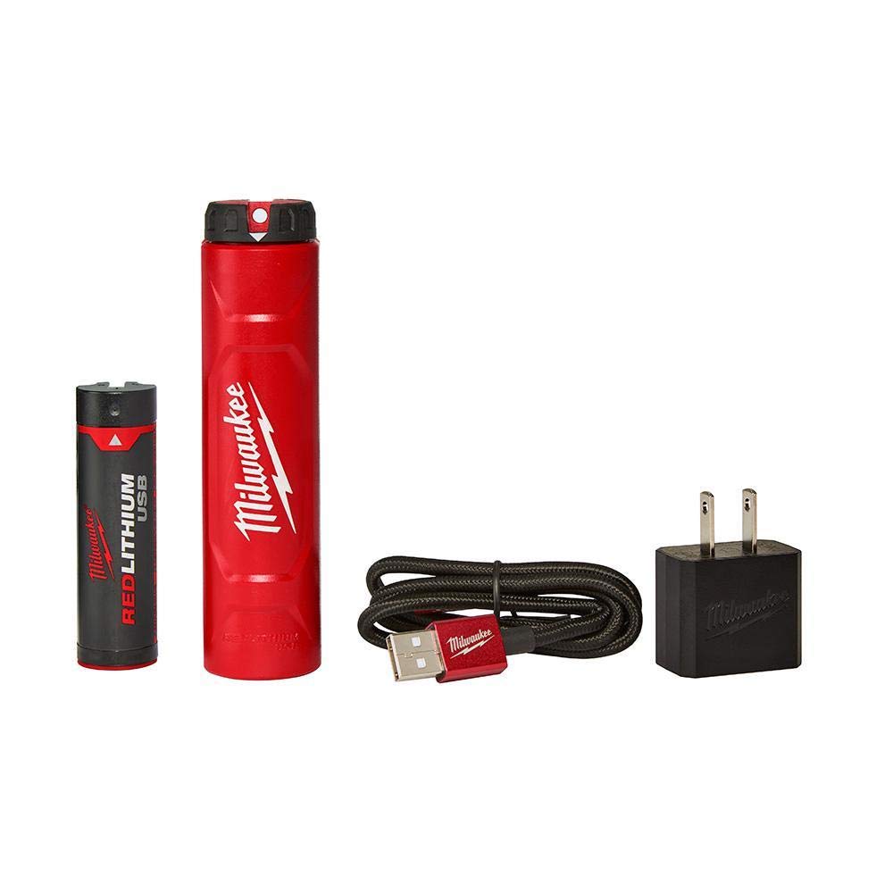 Milwaukee Electric Tools 48-59-2003 Red Lithium USB & Battery Charger Kit