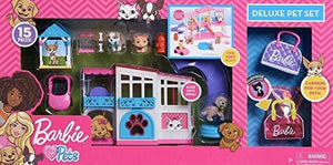 Barbie Deluxe Pet 15 Piece Set Pets Pink Dream House!