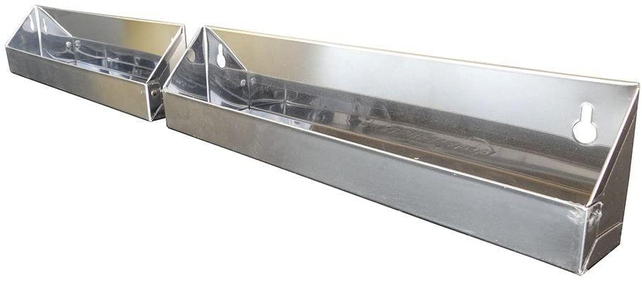 11x3x1.75 in. Tilt Out Tray Kit for 33 in. Sink Base Cabinet False Fronts in Stainless Steel (2-Pack)
