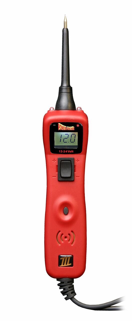 Power Probe III Clamshell - Red (PP3CSRED) [Car Automotive Diagnostic Test Tool, Digital Volt Meter, AC/DC Current Resistance, Circuit Tester]