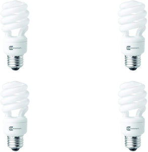 (Case of 40) EcoSmart CFL 60W Soft White 2700K 14W (60 Watt Equivalent) Non-Dimmable Spiral Compact Fluorescent Light Bulbs