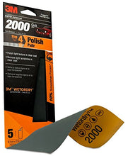 Load image into Gallery viewer, 3M 03003 Imperial Wetordry 3-2/3&quot; x 9&quot; 2000 Grit Automotive Sandpaper