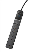 Load image into Gallery viewer, - 7-Outlet Surge Protector - Black