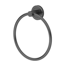 Load image into Gallery viewer, Gatco 4242MX Latitude II, Towel Ring In Matte Black