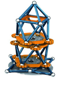 Geomag 222-Piece Mechanics Construction Set – Mentally Stimulating for Children and Adults – Safe and Construction – For Ages 5 and Up