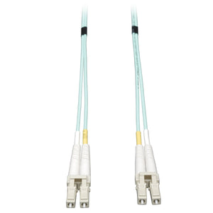 Tripp Lite Fiber Optic Duplex Patch Cable. 2M 10GB DUPLEX FIBER MMF LC/LC 50/125 LSZH AQUA PATCH FIBER. LC Male - LC Male - 6.56ft - Aqua Blue