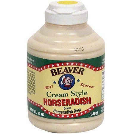 Beaver Brand Hot Cream Horseradish, 12 oz (Pack of 6)