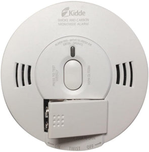120-Volt Hardwire Combination Photoelectric Smoke and Carbon Monoxide Alarm with Adapter