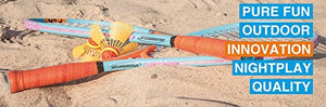 Speedminton SM01-FUN-10 Fun Set - Alternative to Beach Ball, Spike Ball, Badminton, incl. 1 Heli and one Fun Speeder, Perfect for The Beach, Park or Backyard