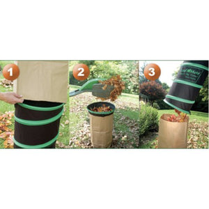 LeafMate Paper Bag Funnel, Heavy Duty Leaf and Lawn, Yard Waste Bag Chute