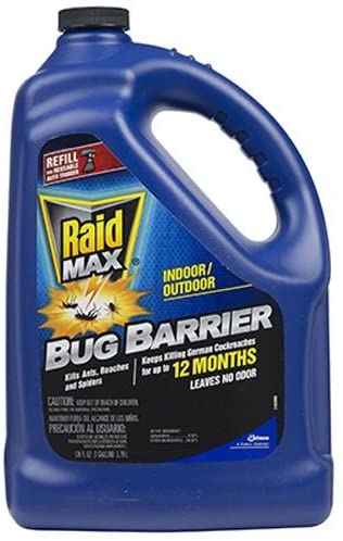 S C JOHNSON WAX 71111 Raid Max Bug Barrier Refill, 128 Fluid Ounce, Brown/A