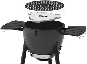 Char-Griller Box Charcoal Grill, Black