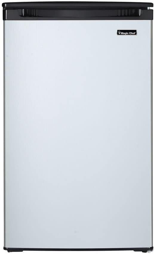 Magic Chef 4.4cu ft Mini Refrigerator with Freezerless Design in Stainless Steel