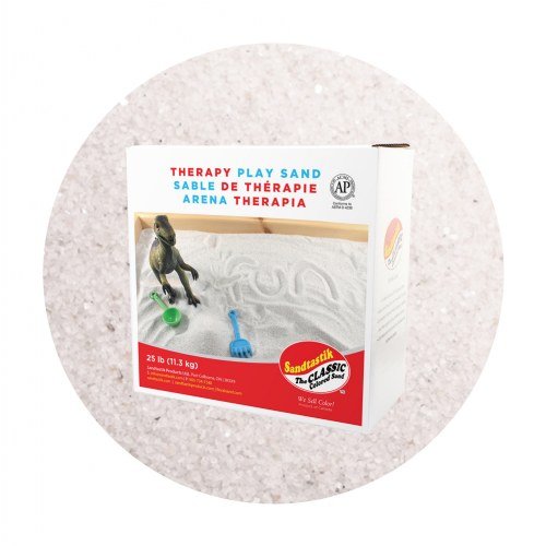 Sandtastik 25 Pound Non-Toxic Less Dust Indoor Coarse Therapy Play Sand